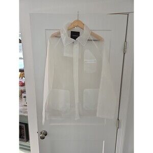 #120 vintage Slates Men's Large clear raincoat Ethylene Vinyl Acetate